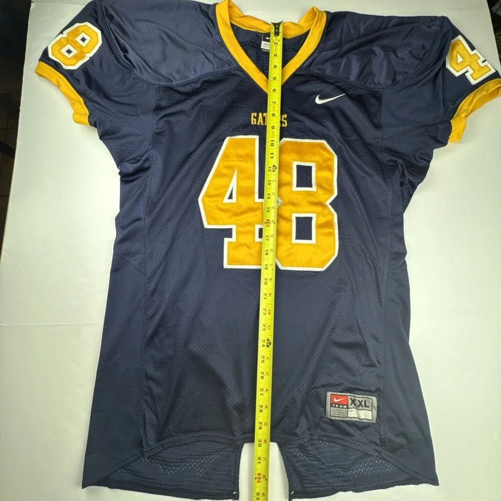 Nike Mens Football Jersey XXL Navy Blue Gators 48 Mesh Athletic Team Training